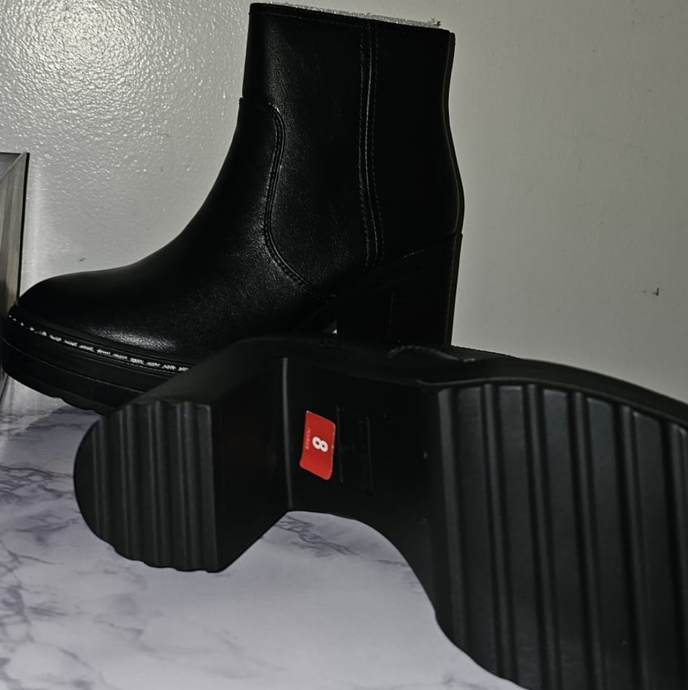 Botas de tacón grueso